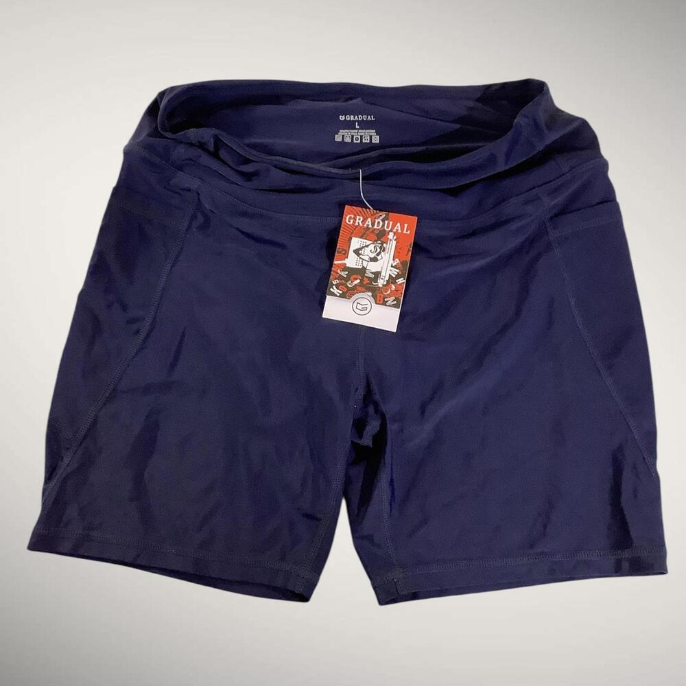 NWT G Gradual Women's 6" Athletic Yoga Walking Shorts, Large